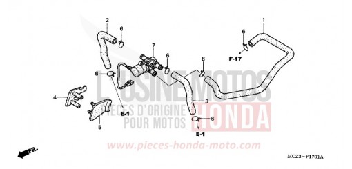 LUFTEINSPRITZSTEUERUNG VENTIL CB900F7 de 2007